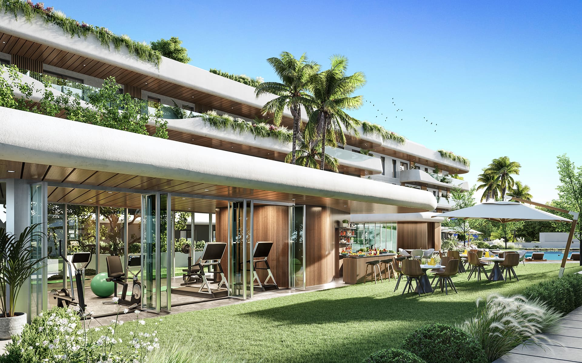 Luxury life by the sea