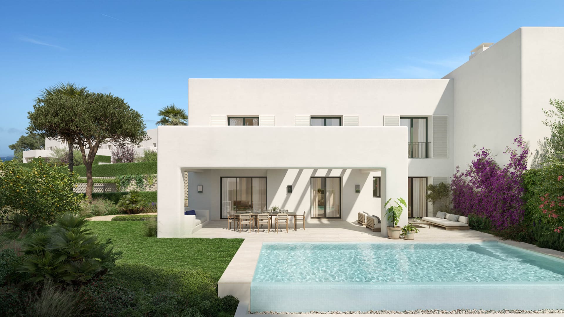 House with garden