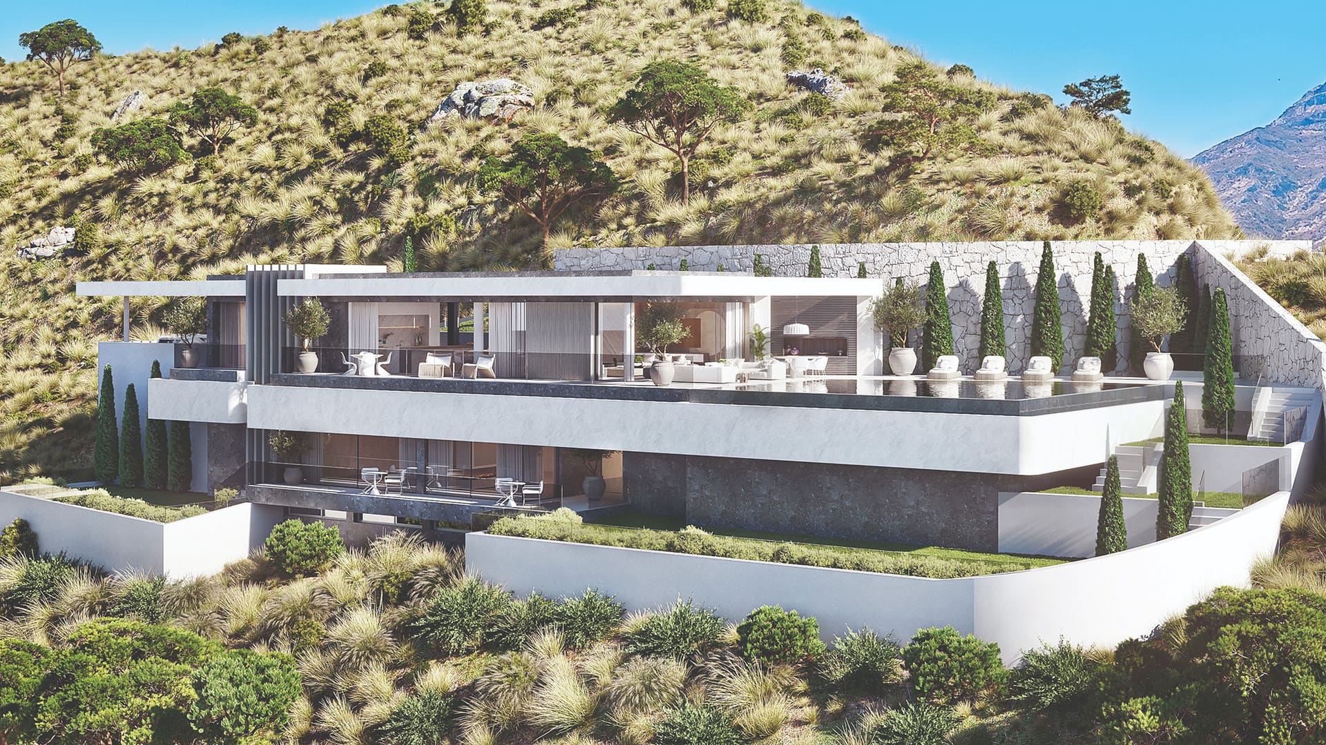 Villa in Marbella with views