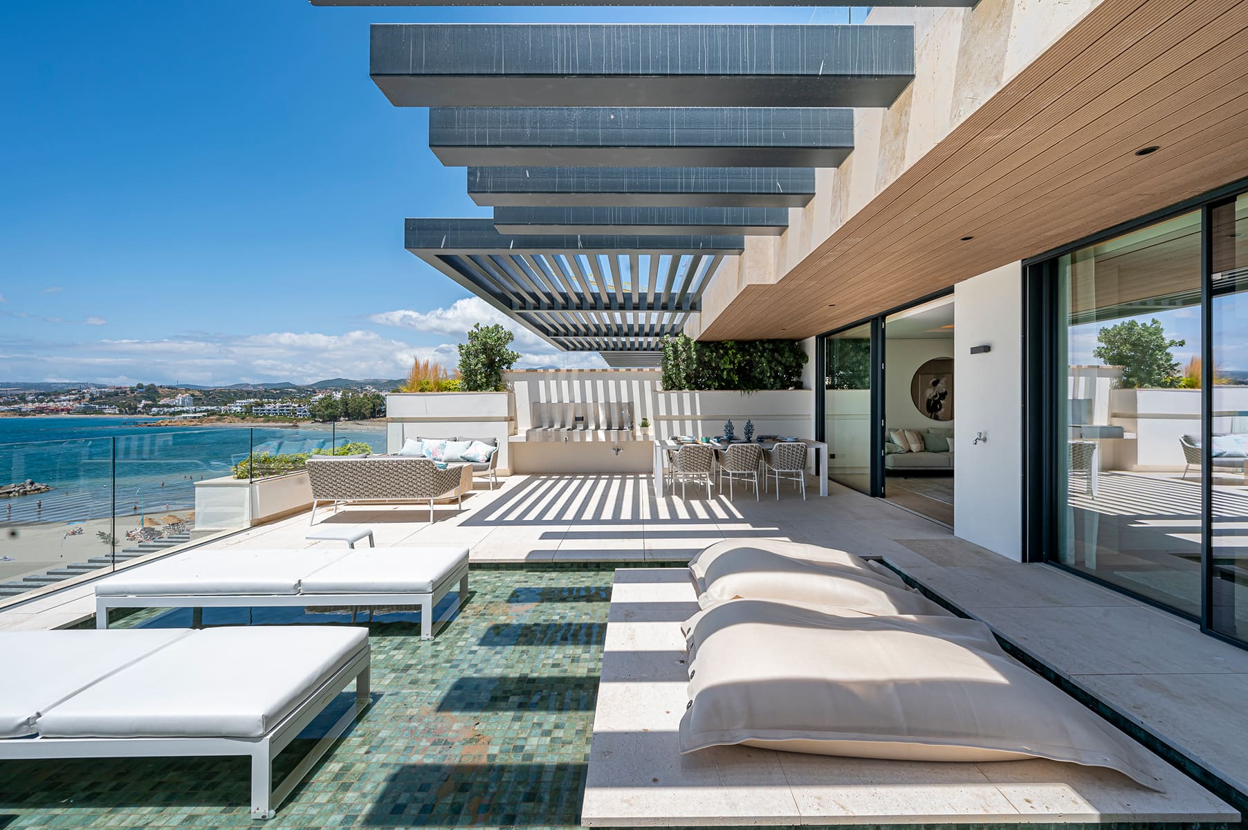 Panoramic sea views