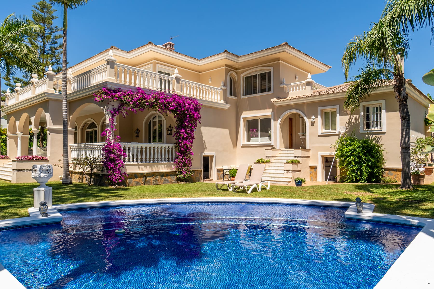 Mediterranean villa near the beach